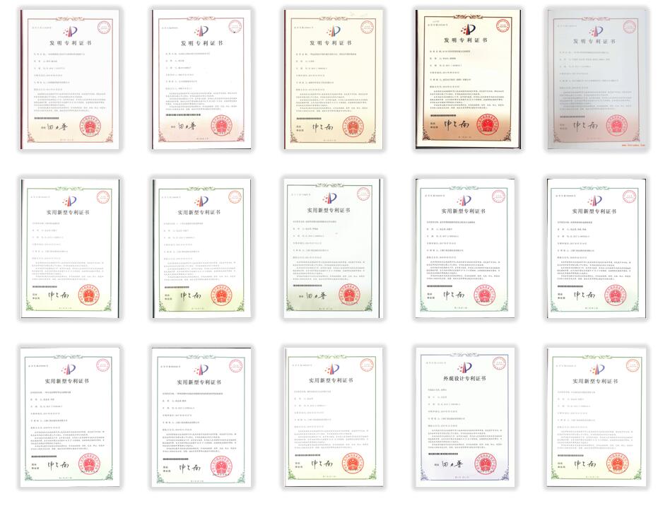 代理产品所获专利